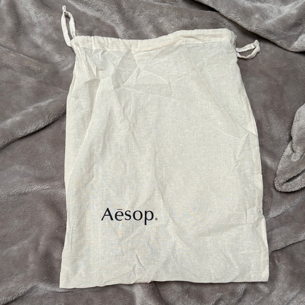 Aēsop Cream Cosmetic Bag